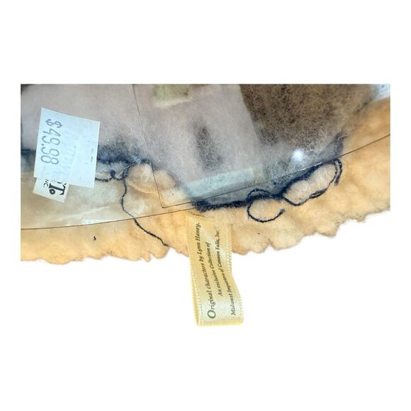 Vtg Lynn Haney Americana Patriotic Santa Claus Christmas Tree Topper 12" USA - Picture 6 of 13